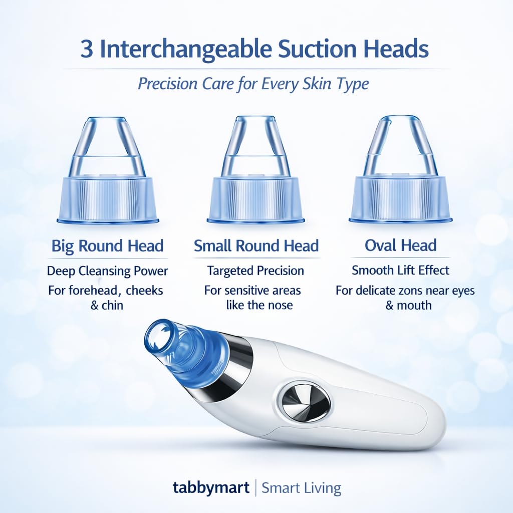 Blackhead Remover Vacuum with 4 Suction Heads & 2 Speed Modes - DropSells