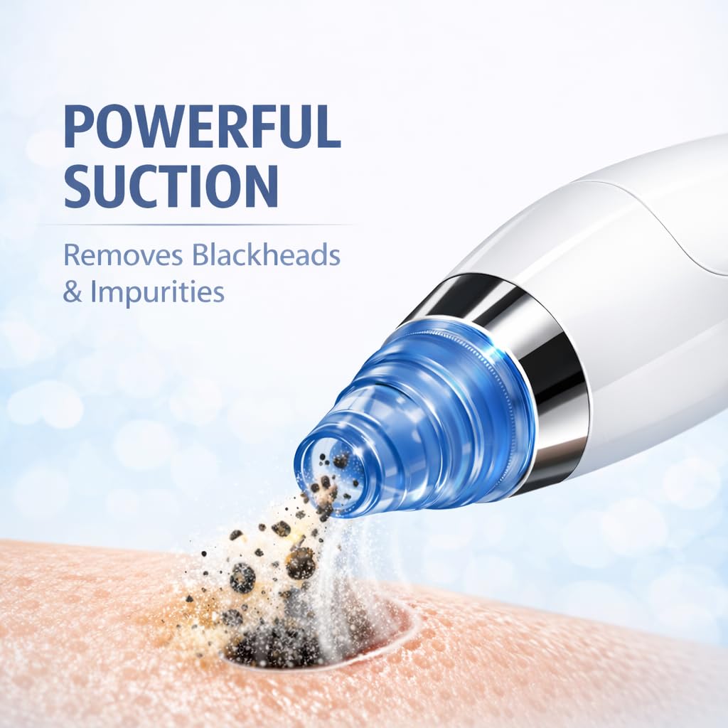 Blackhead Remover Vacuum with 4 Suction Heads & 2 Speed Modes - DropSells