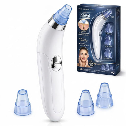 Blackhead Remover Vacuum with 4 Suction Heads & 2 Speed Modes - DropSells
