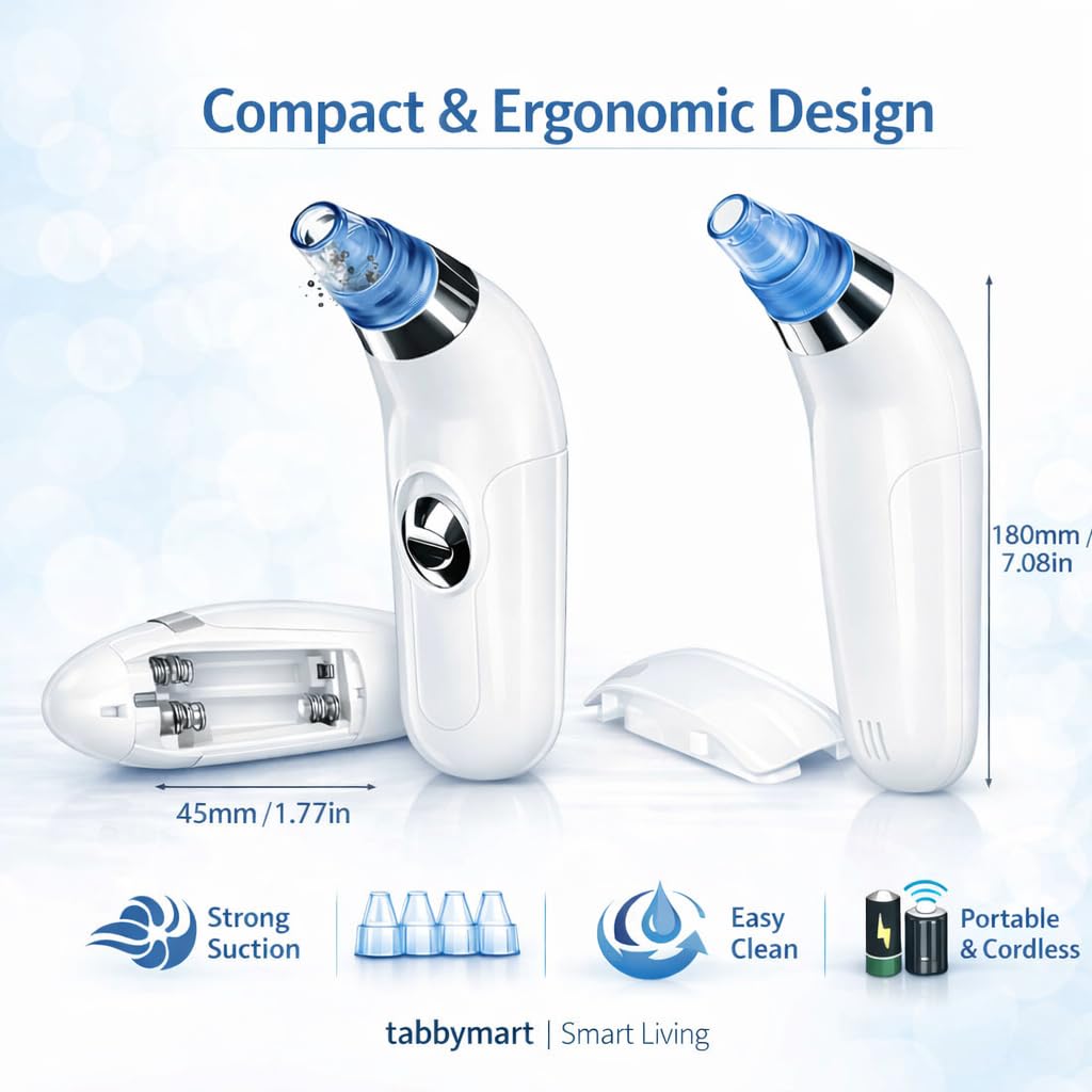 Blackhead Remover Vacuum with 4 Suction Heads & 2 Speed Modes - DropSells