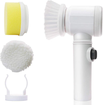 Electric Cleaning Brush, Electric Rotary Cleaning Brush with 3 Brush Heads - DropSells