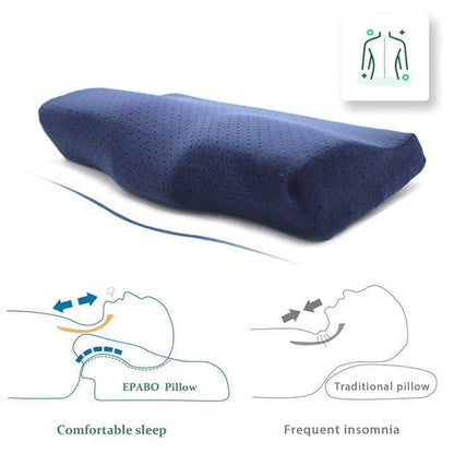 Memory Foam Pillow for Neck Pain Relief, Adjustable Ergonomic Cervical Pillow - DropSells