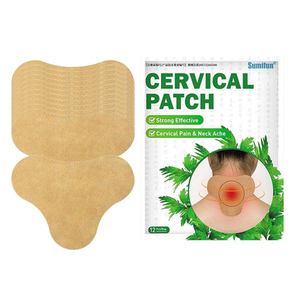 Natural Cervical Patch Relaxing Pain Plaster Sticker Self Adhesive (Pack of 2 ) - DropSells