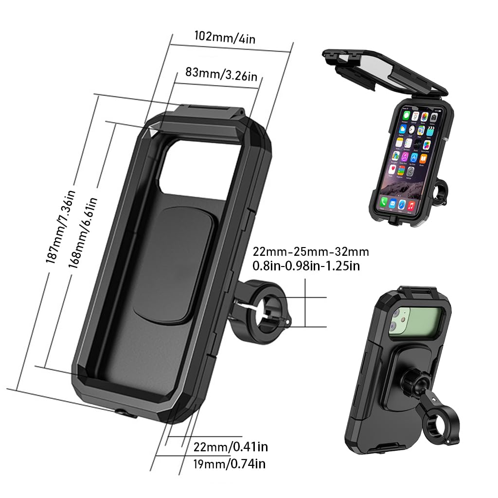 Phone Holder for Bike Outdoor Waterproof Phone Mount 360° Rotation - DropSells