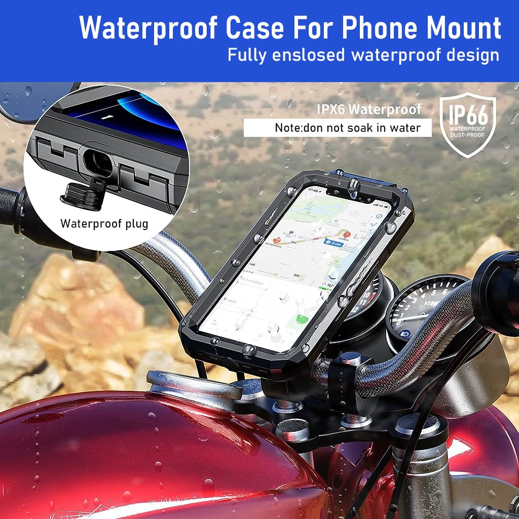 Phone Holder for Bike Outdoor Waterproof Phone Mount 360° Rotation - DropSells