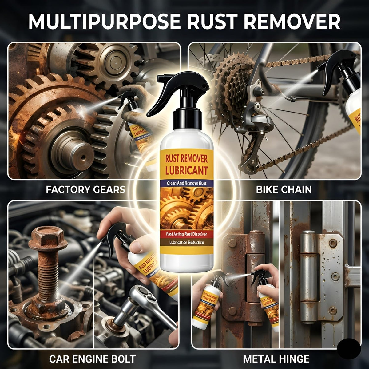 Rust Remover Lubricant Spray (Pack of 3) - DropSells