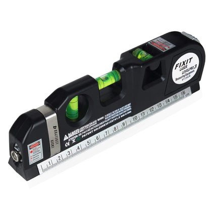 Spirit Level, Multipurpose Laser Measure Tool, Spirit Level Standard Metric Ruler Laser Measuring Tape - DropSells